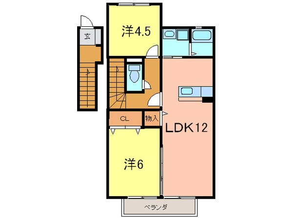 エスペランサの物件間取画像